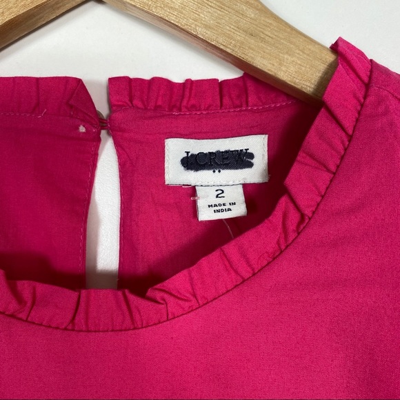 J. CREW Tiered Sleeveless Cotton Dress w/ Pockets - Picture 5 of 8